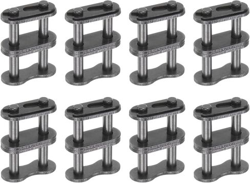 uxcell 8Pcs #50-2/10A-2 Double Roller Chain Connecting Links 15.875mm Pitch Carbon Steel Master Connector Link, Chain Master Links for 10A-2/#50-2 Chain in Saudi Arabia