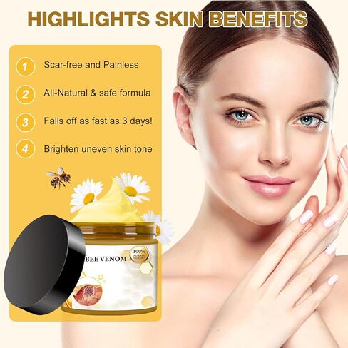 قطعتان من كريم معالجة سم النحل، جل معالجة سم النحل، كريم سم النحل، كريم إصلاح سم النحل الاحترافي لجميع أنواع البشرة in Kuwait