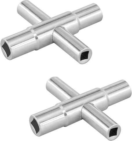 4 Way Sillcock Key Wrench Set, 1/4", 9/32", 5/16", 11/32" Water Utility Key for Faucet, Spigots and Most Valves, 4 Pack in Saudi Arabia
