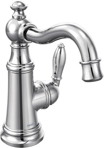 Moen S42107ORB Weymouth One-Handle Single Hole Traditional Bathroom Sink Faucet with Drain Assembly, Oil Rubbed Bronze in Saudi Arabia