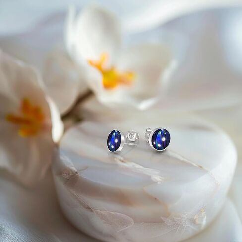 925 Sterling Silver Round Setting 4-10 mm Bezel Cups Stud Earrings with Post & Butterfly Backs in Saudi Arabia