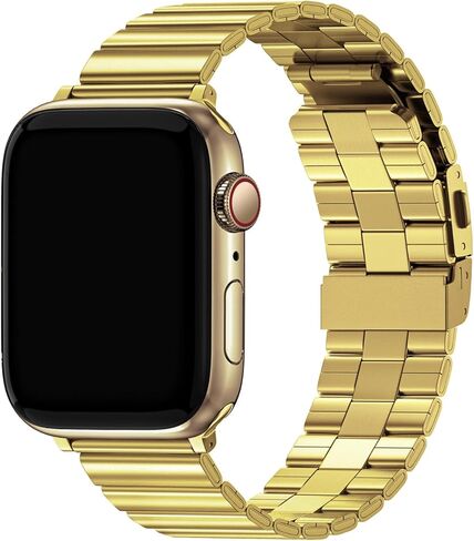 سوار معدني لساعة Apple متوافق مع Fullmosa 49 مم 45 مم 44 مم 42 مم 41 مم 40 مم 38 مم، سوار iWatch من الفولاذ المقاوم للصدأ للرجال والنساء لسلسلة ساعات Apple Ultra 9 8 7 6 5 4 3 2 1 SE in Kuwait