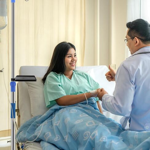 Nuanchu IV القطب مع عجلات وصينية قابل للتعديل IV حامل أقطاب طبية IV محمولة من الفولاذ المقاوم للصدأ حامل حامل IV لعيادة المستشفى والمنزل وممارسة تمريض الأطفال والعلاج in Saudi Arabia