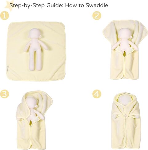 Mellowdy Baby Sack Mink Blanket - Small Soft Plush Thick Warm Wrap Swaddle for Babies (0-3yr) Crib Stroller Travel 500gsm (Baby Blue, 31x35 inches) in Saudi Arabia