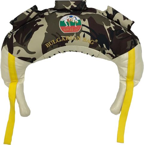 Bulgarian Bag -Camouflage - Suples (The Original) + Workout DVD (Fitness, Crossfit, Wrestling, Judo, Grappling, Functional Training, MMA, Sandbag, Powerbag, Cardio, Strength) … (X-Small 11 lb.) in Kuwait