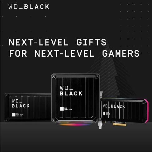 محرك ألعاب WD_Black سعة 6 تيرابايت P10، محرك أقراص ثابتة خارجي محمول، يعمل مع بلاي ستيشن وإكس بوكس ​​والكمبيوتر الشخصي - WDBZ7D0060BBK-WESN in Kuwait