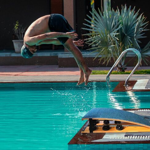 ألواح زنبركية مساعدة من بلو سبرينج للأطفال، دواسة زنبركية خشبية مرنة للتدريب على ألعاب القوى in Kuwait