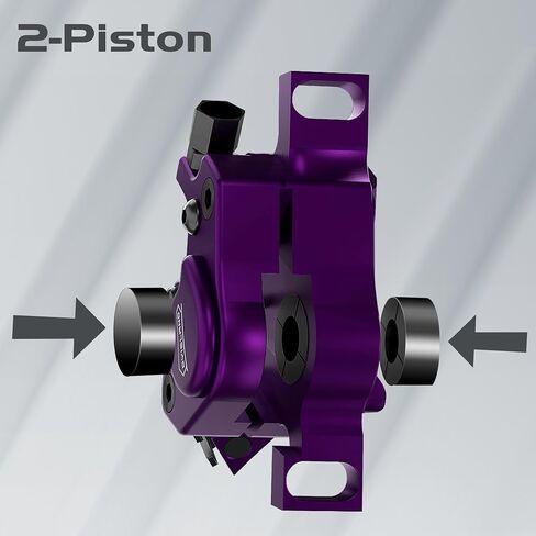 XT-7 Hydraulic Disc Brakes Calipers,Line Pulling/Cable Actuated Front & Rear Brake Calipers for MTB/Mountain/Road Bike/E-Bike. in Saudi Arabia