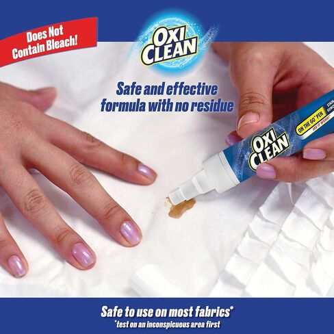 OxiClean On The Go Stain Remover Pen for Clothes and Fabric, to Go Instant Stain Removal Stick, 3-Count (Packaging May Vary) in Kuwait