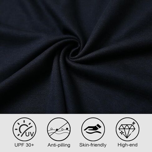 بلوفر روان بسحاب ربعي للرجال أداء جاف مناسب رياضي غير رسمي للجولف برقبة وهمية وأكمام طويلة بلوفر بنصف سحاب in Kuwait