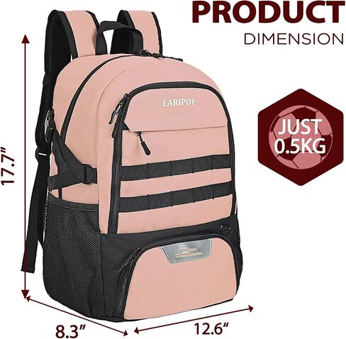 Large Soccer Bag- Youth Soccer Backpack & Bags for Basketball, Volleyball Bag Separate Cleat Shoe and Ball Compartment. in Kuwait