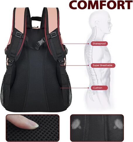 Large Soccer Bag- Youth Soccer Backpack & Bags for Basketball, Volleyball Bag Separate Cleat Shoe and Ball Compartment. in Kuwait