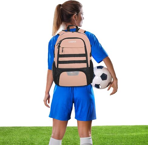 Large Soccer Bag- Youth Soccer Backpack & Bags for Basketball, Volleyball Bag Separate Cleat Shoe and Ball Compartment. in Kuwait