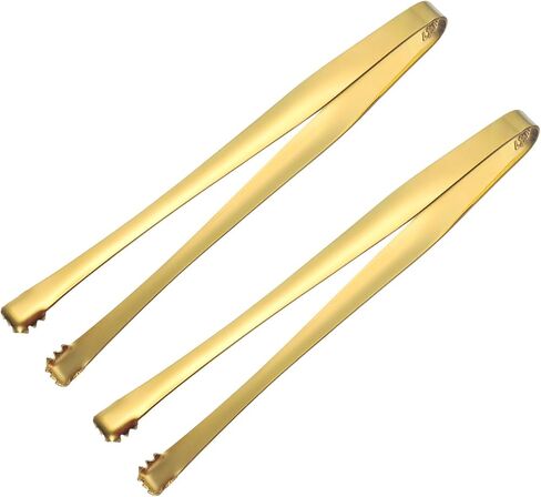 uxcell Serving Tongs, 2pcs 6Inch - Stainless Steel Ice Tongs, Tiny Tongs for Appetizers, Sugar, Charcuterie, Dessert, Tea Parties, Bar, Cafe (Silver) in Saudi Arabia