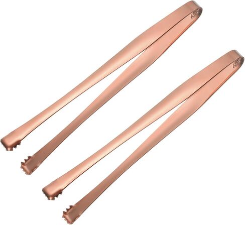 uxcell Serving Tongs, 2pcs 6Inch - Stainless Steel Ice Tongs, Tiny Tongs for Appetizers, Sugar, Charcuterie, Dessert, Tea Parties, Bar, Cafe (Silver) in Saudi Arabia