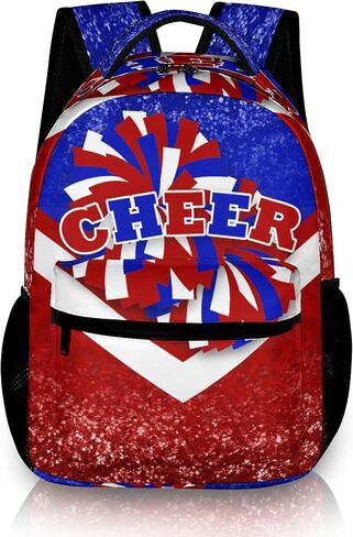 Cheer Backpack for Cheerleaders, Cheerleader Backpack for Women, Cheerleading Gifts for Teams (Blue&Red) in Saudi Arabia
