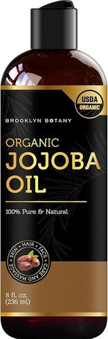 Brooklyn Botany Apricot Kernel Oil for Skin, Hair and Face – 100% Pure and Natural Body Oil and Hair Oil - Carrier Oil for Essential Oils, Aromatherapy and Massage Oil – 8 fl Oz in Kuwait