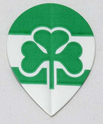US Darts 3 Sets (9 Flights) Amerithon Ireland, EIRE, Clover Pear Shape Dart Flights in Saudi Arabia
