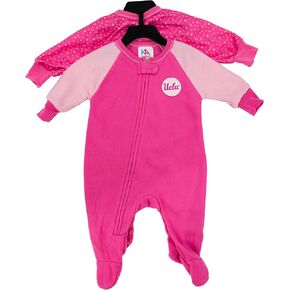 2 Piece - University of California Los Angles UCLA Bruins Baby Girls' Long Sleeve Blanket Sleeper (3-6 Month)