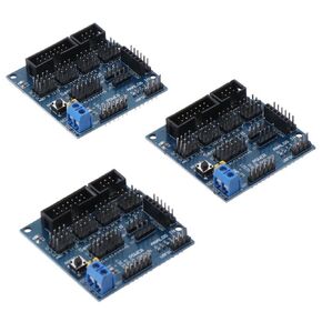 3pcs Sensor Expansion Board, V5.0 Robot Parts Arduino Sensor Shield, Expansion Board Shield Electronic Module Sensor Blocks for Arduino