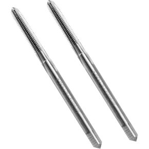 Metric Machine Tap,2pcs M5 x 0.8mm HSS 6542 Straight Flutes Screw Tapping Threading Machinist Repair DIY Tool