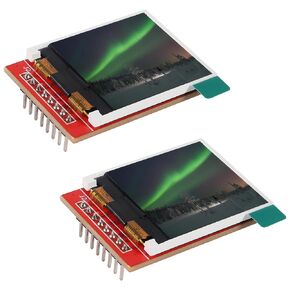 2pcs 1.44" SPI TFT LCD Display Screen Module ST7735 128x128 TFT LCD Screen Shield 3.3V RGB 65K 4-Wire for Arduino