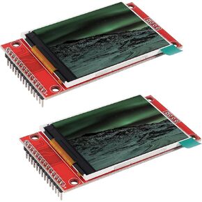 2pcs 2.4" SPI TFT LCD Display Screen Module ST7735 240×320 TFT LCD Screen Shield 3.3V RGB 65K for Arduino