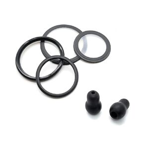 Adult + Pediatric Diaphragm with Rim assemblies. Fits Cardiology III (3) + 2 Extra Ear Pieces. Compatible with Littmann and Other Stethoscopes