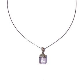 Genuine Rough Black Tourmaline Pendant Necklace, Hypoallergenic 925 Sterling Silver Box Chain, Handmade Protection Jewelry, Gift for Women and Men, 18 inch long(Black-Tourmaline-Box-Chain)