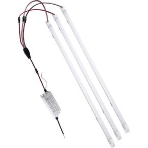4FT Magnetic LED Troffer Retrofit Kit, 2x4 FT LED Retrofit Kit,36W,5000K Daylight White,Super Bright 5400LM,0-10V Dimmable,T8 T10 T12 Fluorescent Replacement,UL Cert,Quick Easy Install
