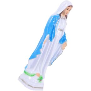 European Style Virgin Home Decoration Outdoor Decorations Table Top Decor Miniture Decoration Catholic Sculpture Outdoor Statue Church Desktop Figurines Plastic