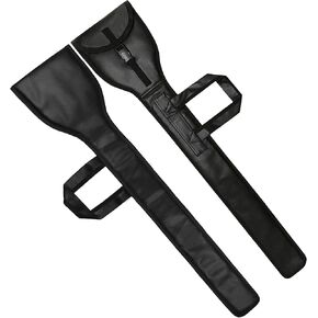 Masonic Knights Templar Sword Carrying Case Black Leather 92 cm | Soft Padded Storage Bag