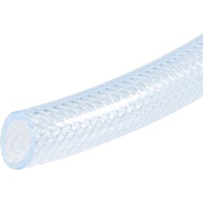 DMiotech 16 مم ID 20 مم OD مضفر PVC أنبوب خرطوم مرن لأنبوب مياه الحديقة، طول 1.5 متر