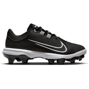 حذاء Nike للسيدات Hyperdiamond 4 Pro Moulded Softball، أسود أبيض، 9