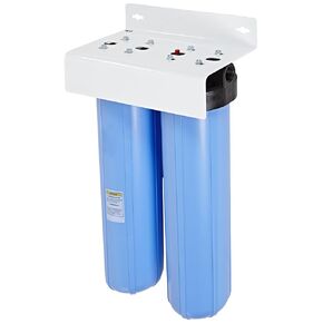 Pentair Pentek BBFS-222 Big Blue Three-Housing Filtration System, 1" NPT #20 High Capacity Water Filter Housing, Holds 20" x 4.5" Filter Cartridges