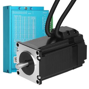 Nema 23 Closed Loop Stepper Motor Kit 1.2Nm/170oz.in 56MM Nema23 Motors with Closed Loop Stepper Driver BHA57 0-6A 24-80VDC for CNC Milling Engraving Machine