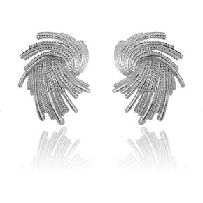 Abstract Statement Retro Geometric Stud Earrings For Women,Formal Punk Stylish Earring Jewelry for Women