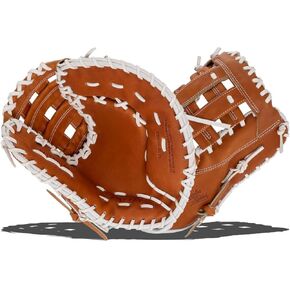 Marucci Magnolia 13" Fastpitch Softball First Base Mitt: MFG3MG39S2FP-TF Right Hand Thrower