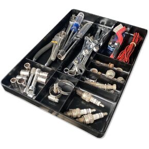 Protoco Tool Box Organization Plastic Tray with 10 Compartment, 16-Inch x 11-Inch x 1.5-Inch, Blue