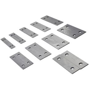 10 Pairs Precision Parallel Blocks, 1/8 Inch x 6 Inch Straightedge Parallel Bar Block Set, Hardened Precision Machinist Tool and Height Tolerance 0.0002 Inch Hardness