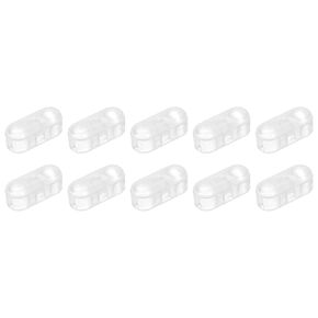 uxcell Blind Chain Connector 20Pcs Plastic Bead Ball Chain Cord Connectors for Roman Roller Shades Bead Blinds Curtain Beaded Chain Fit 4.5mm Bead Transparent