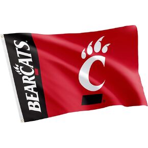 Desert Cactus University of Cincinnati Flag Bearcats UC Flag Banners 100% Polyester Indoor Outdoor 3x5 feet Flags (Team Name)