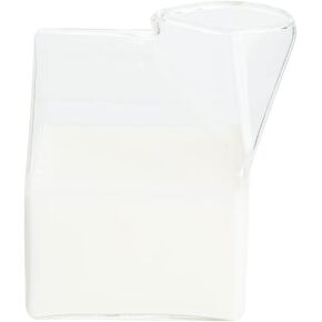 Restaurantware 22 Ounce Glass Zipper Bag 1 Large Glass Bag - Realistic Crinkled Edges Serve Candy Popcorn or Nuts Clear Glass Bag Bowl Dishwasher-Safe Flat Base, White