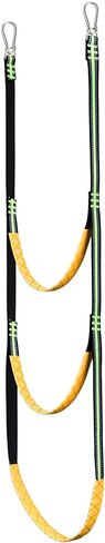 Elsjoy 3-Step Boat Rope Ladder, Portable Fishing Ladder Folding Boarding Ladder for Boat, Marine Rope Ladder for Inflatable Boat, Kayak, Motorboat, Canoeing in Kuwait