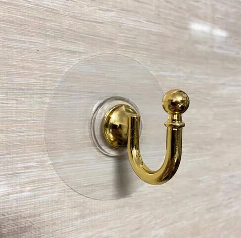 Non-Trace Stick Metal Wall Hook Holder, Adjustable Self Adhesive Curtain Tieback, Cute Window Curtain Hook, No Drill Tieback Buckle Curtain Holdbacks for Home Decor, 2 Pack (Antique Bronze) in Kuwait