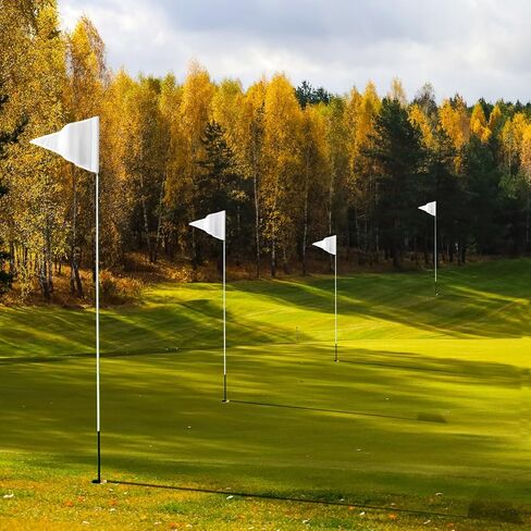 nuenen 3 قطع وضع الأعلام الخضراء 13 × 20 بوصة علم الغولف مع أنبوب إدراج أعلام الغولف النايلون المحمولة لساحة الفناء الخلفي حديقة داخلي ملاعب الغولف في الهواء الطلق ممارسة in Kuwait