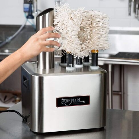 Barmaid GP-3MINI Electric Glass Polisher, Silver in Kuwait