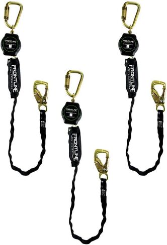 Frontline Fall Protection RPA091TB Tie Back Single Leg Web 9ft SRL with Tie Back Hook End | Comfort Lightweight Compact and Rugged | Quick Action Braking System | OSHA and ANSI Compliant in Saudi Arabia