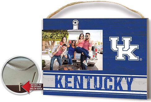 KH Sports Fan Team Color Kentucky Wildcats Clip Photo Frame, Holds 4x6 Photo, Wildcats Gifts and Home Decor; Display Your Team Spirit with This Kentucky Picture Frame in Saudi Arabia