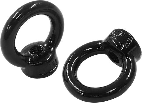 Hordion 6PCS M6 Eye Nuts, Stainless Steel Lifting Eye Nut Fastener Ring Shape EyeNut in Kuwait